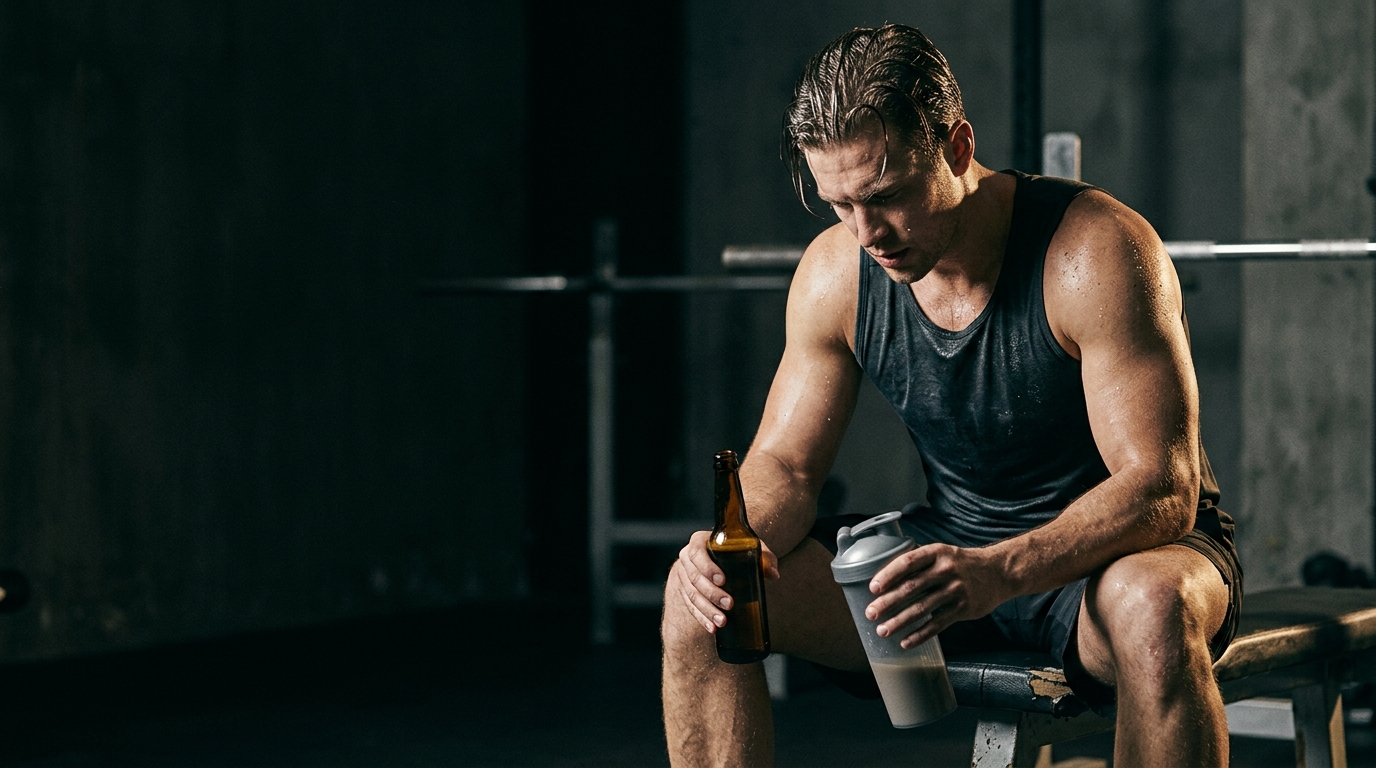 Cómo el alcohol reduce la síntesis proteica muscular