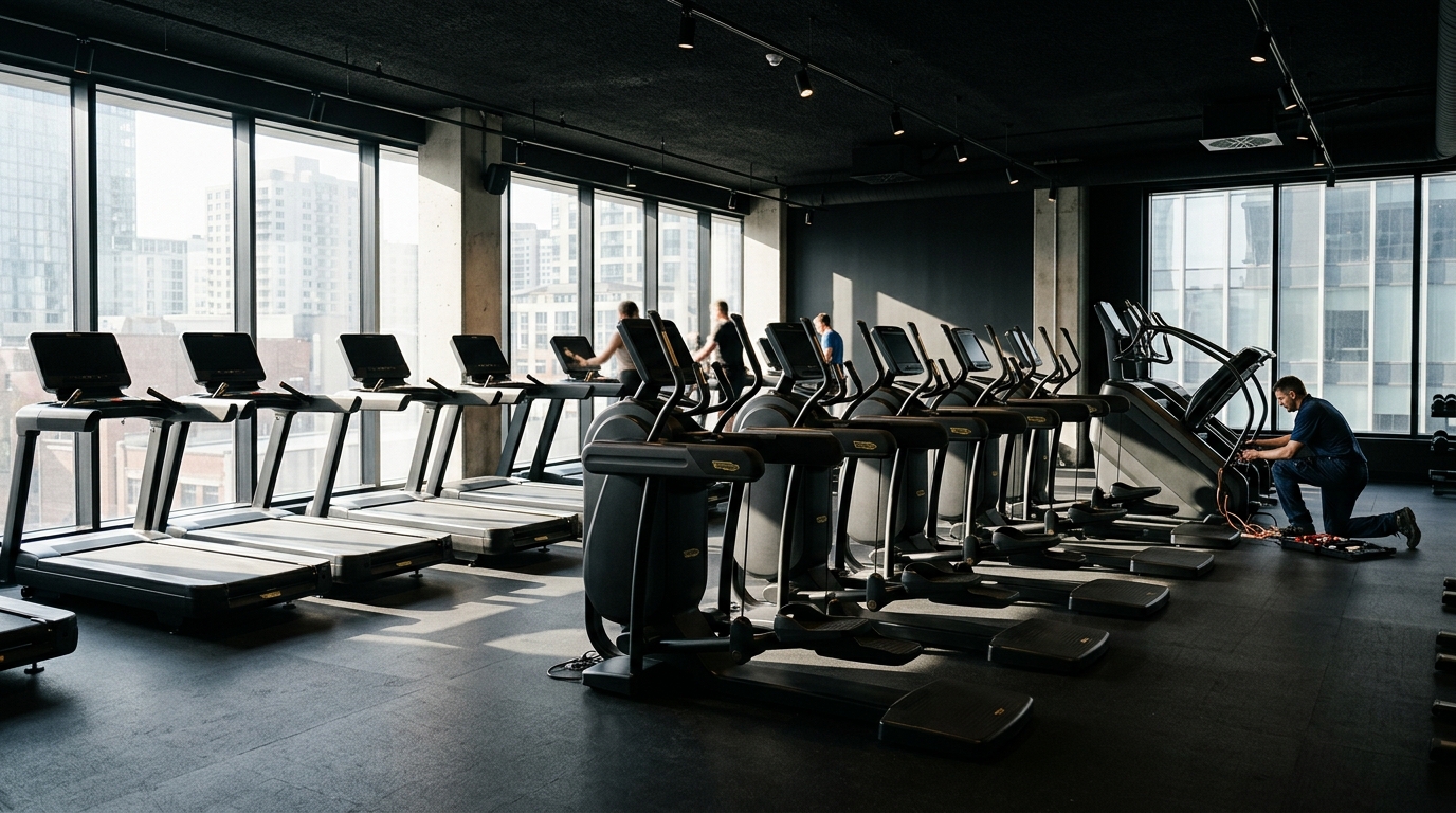Comprar, financiar o arrendar equipamiento de gimnasio