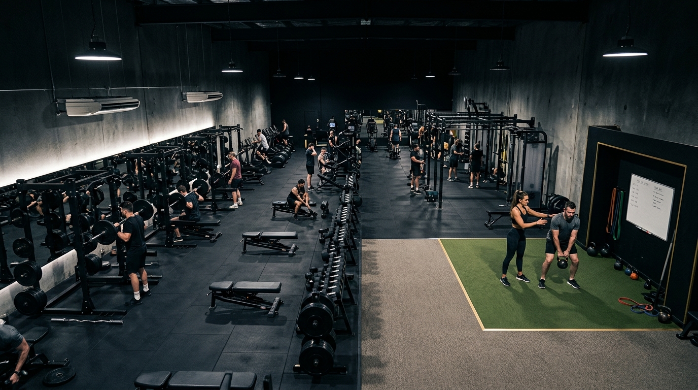 Cuánto rinde cada metro cuadrado de tu gimnasio