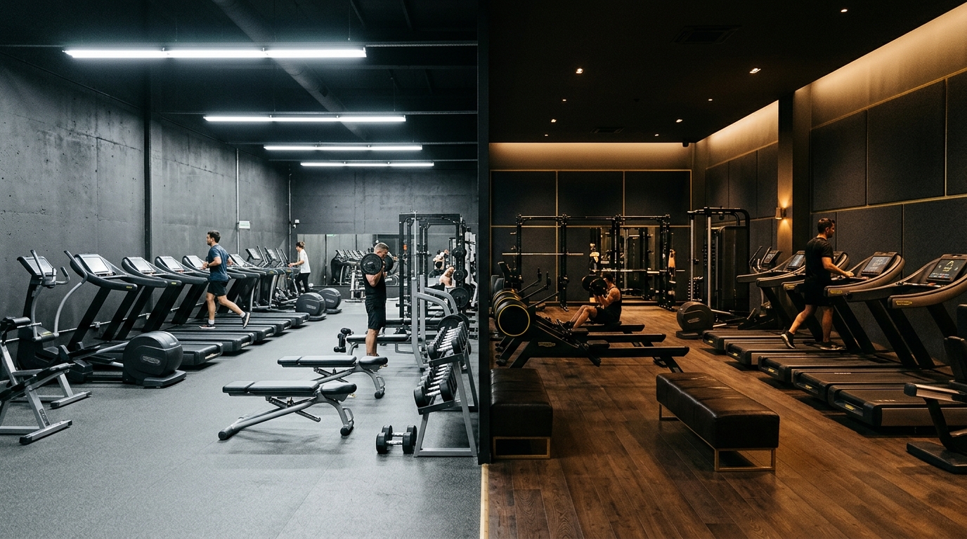 Economía en K: por qué el gimnasio de precio medio desaparece