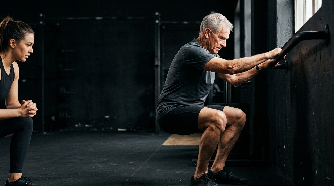 Entrenamiento excéntrico en adultos mayores para ganar fuerza