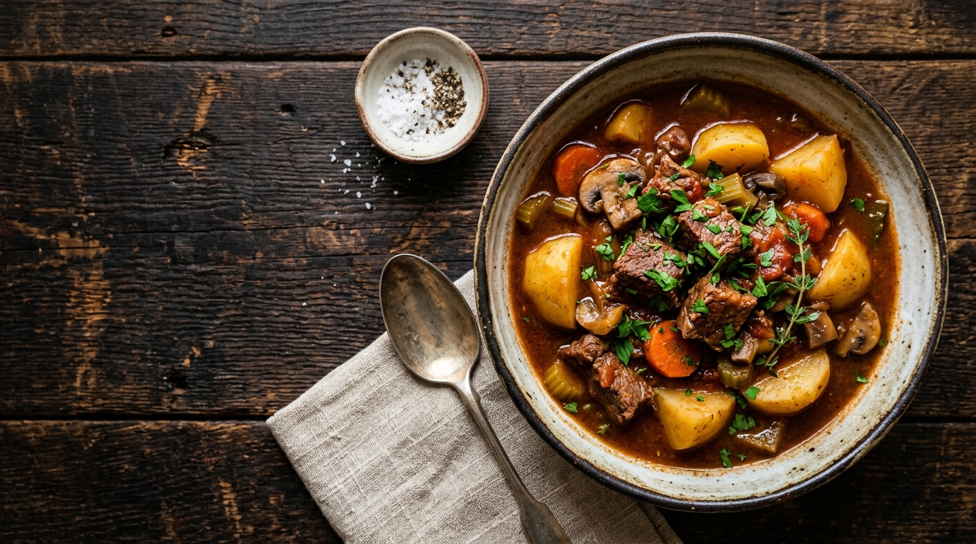 Estofado de ternera magra y patata: receta rica en proteína