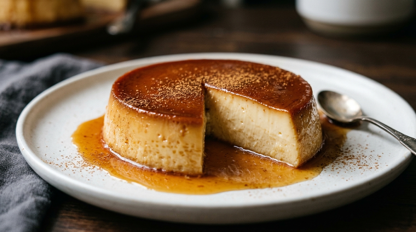 Flan proteico bajo en azúcar: receta paso a paso