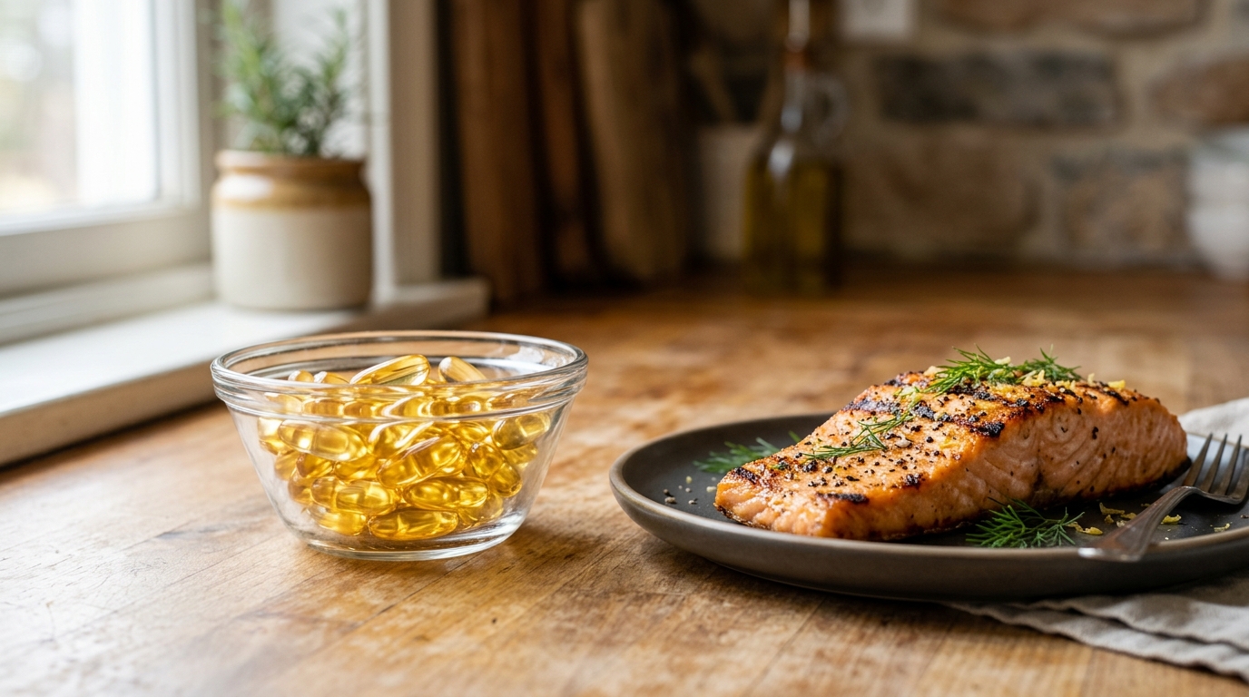 Omega-3 y músculo: no construye, pero potencia la señal anabólica