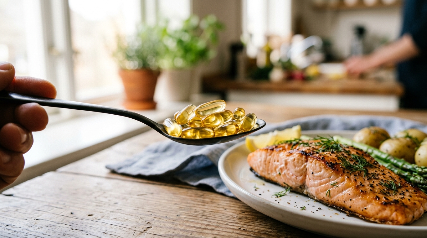 Omega-3 y músculo: mecanismo real frente a promesa comercial