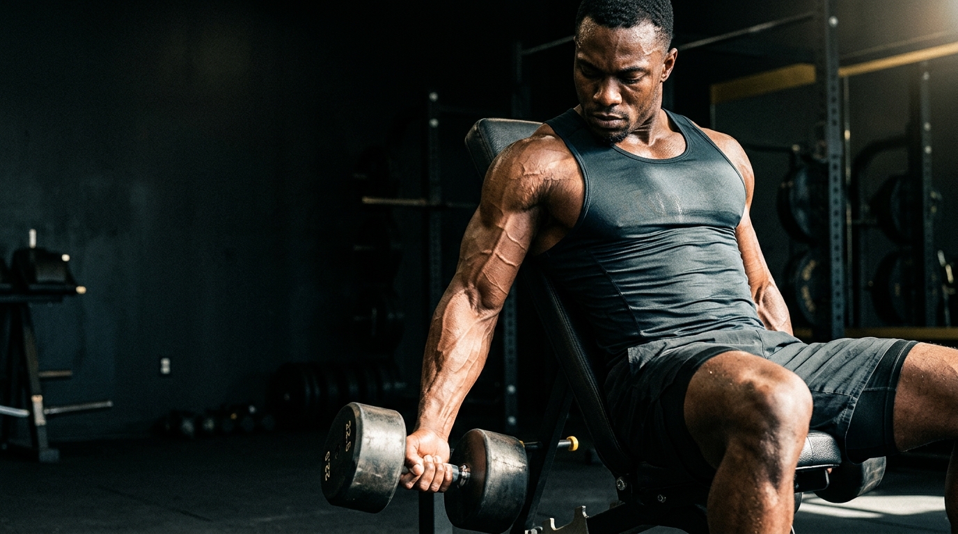 Parciales en longitud larga para más hipertrofia muscular