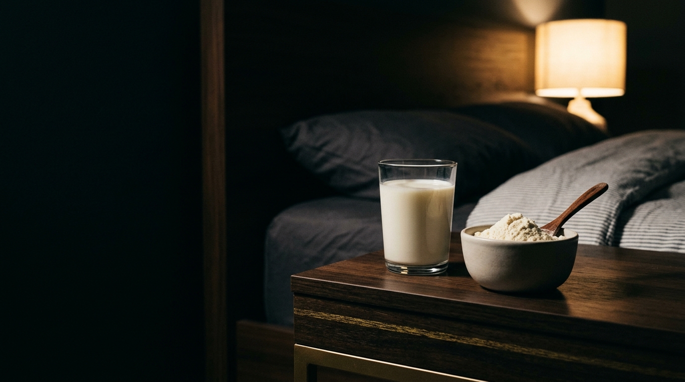 Proteína antes de dormir: la ventana nocturna para el músculo