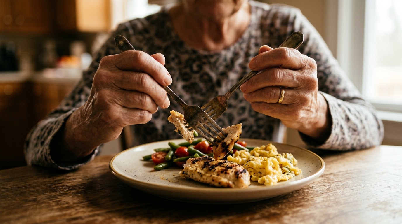 Por qué los mayores necesitan más proteína que los jóvenes