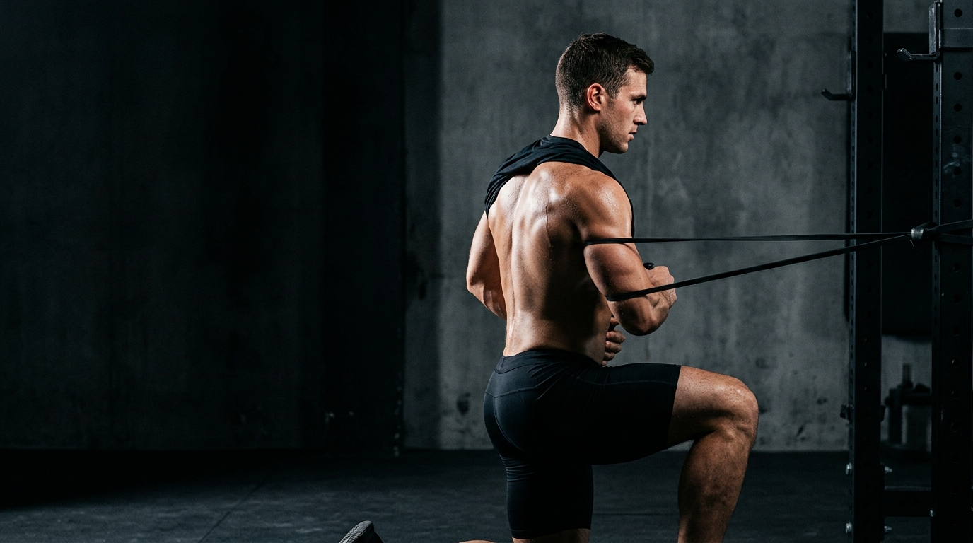 Salud del hombro: entrena sin dolor en press y dominadas