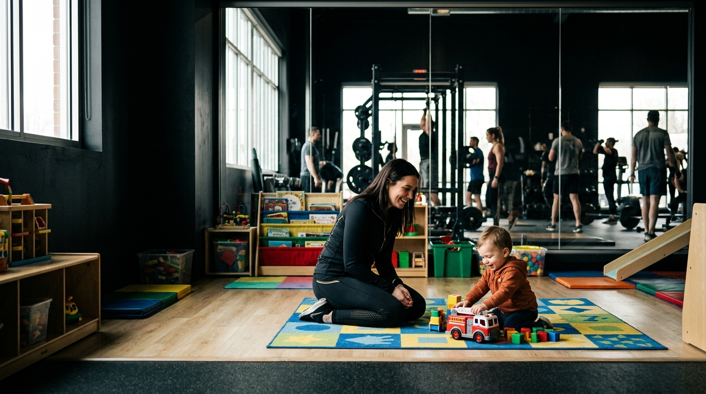 Zona infantil en el gimnasio: una inversión, no un capricho